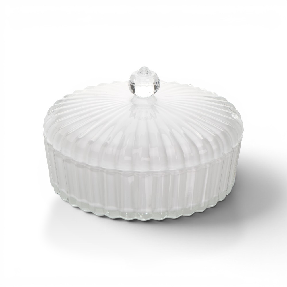 POUTICHE VETRO CONCHIGLIA BIANCO PERLA 13X10
