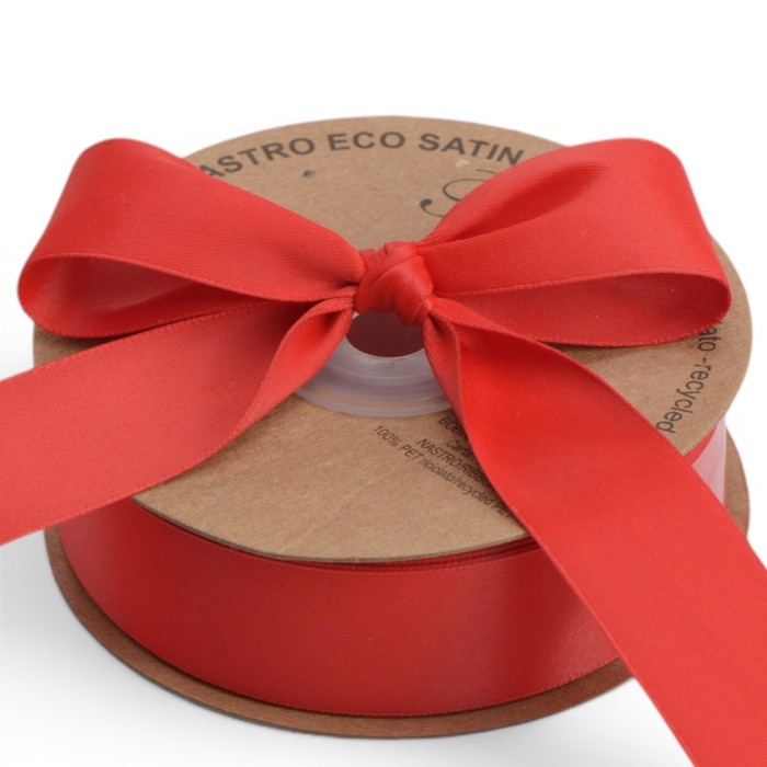 NASTRO ECO SATIN MATTE MM15X20MT ROSSO