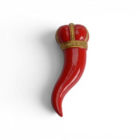 CORNO ROSSO CON MAGNETE H.7