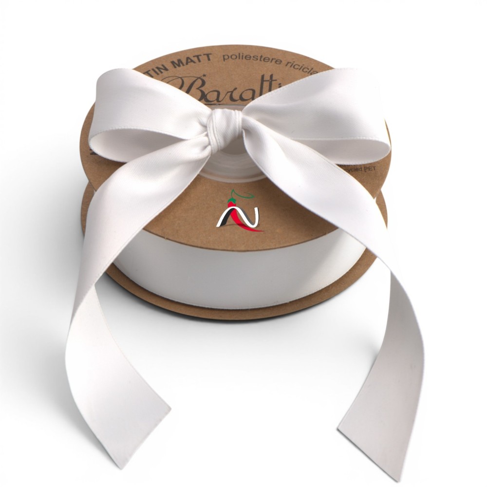 NASTRO ECO SATIN MATTE MM25X20MT BIANCO
