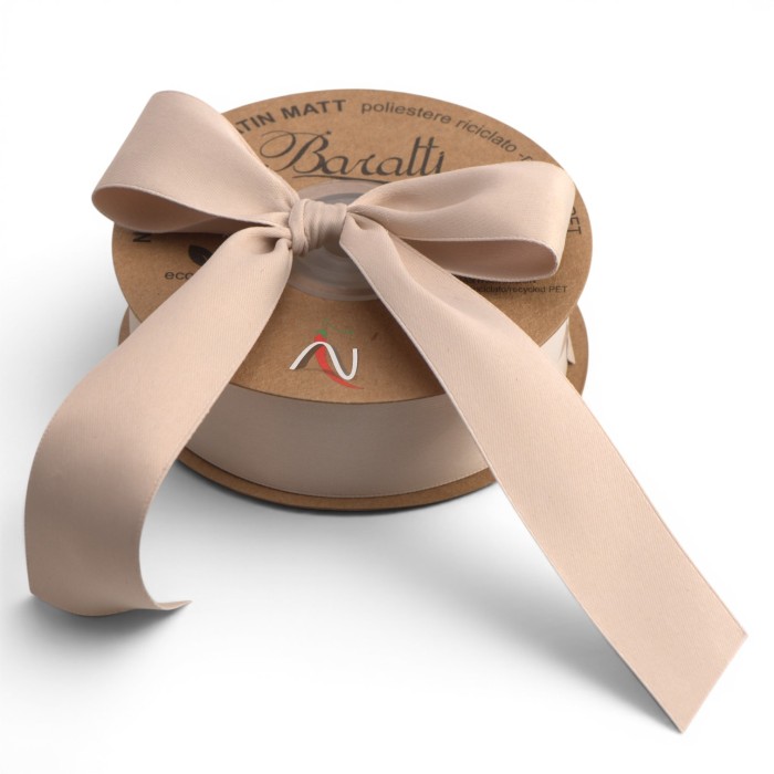 NASTRO ECO SATIN MATTE MM25X20MT ECRU