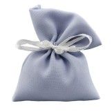 SACCHETTO COTONE CELESTE 8X10
