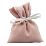 SACCHETTO COTONE ROSA 8X10CM