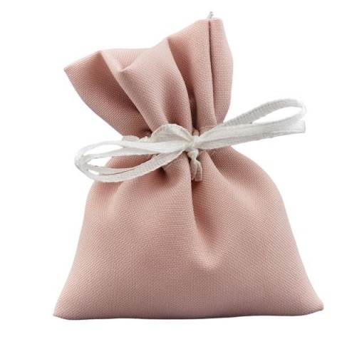 SACCHETTO COTONE ROSA 8X10CM