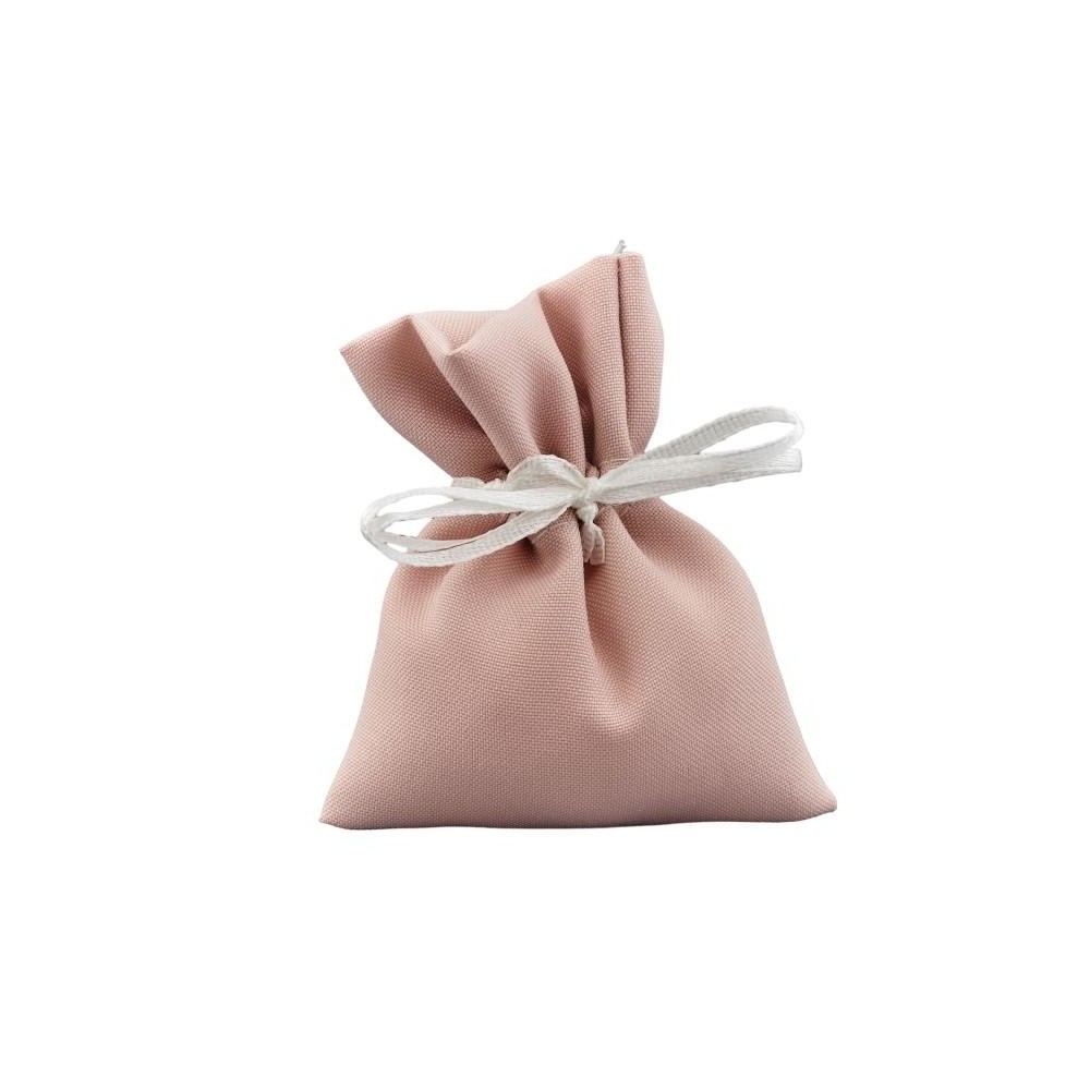 SACCHETTO COTONE ROSA 8X10CM