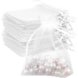 SACCHETTO ORGANZA CM 7X9 BIANCO