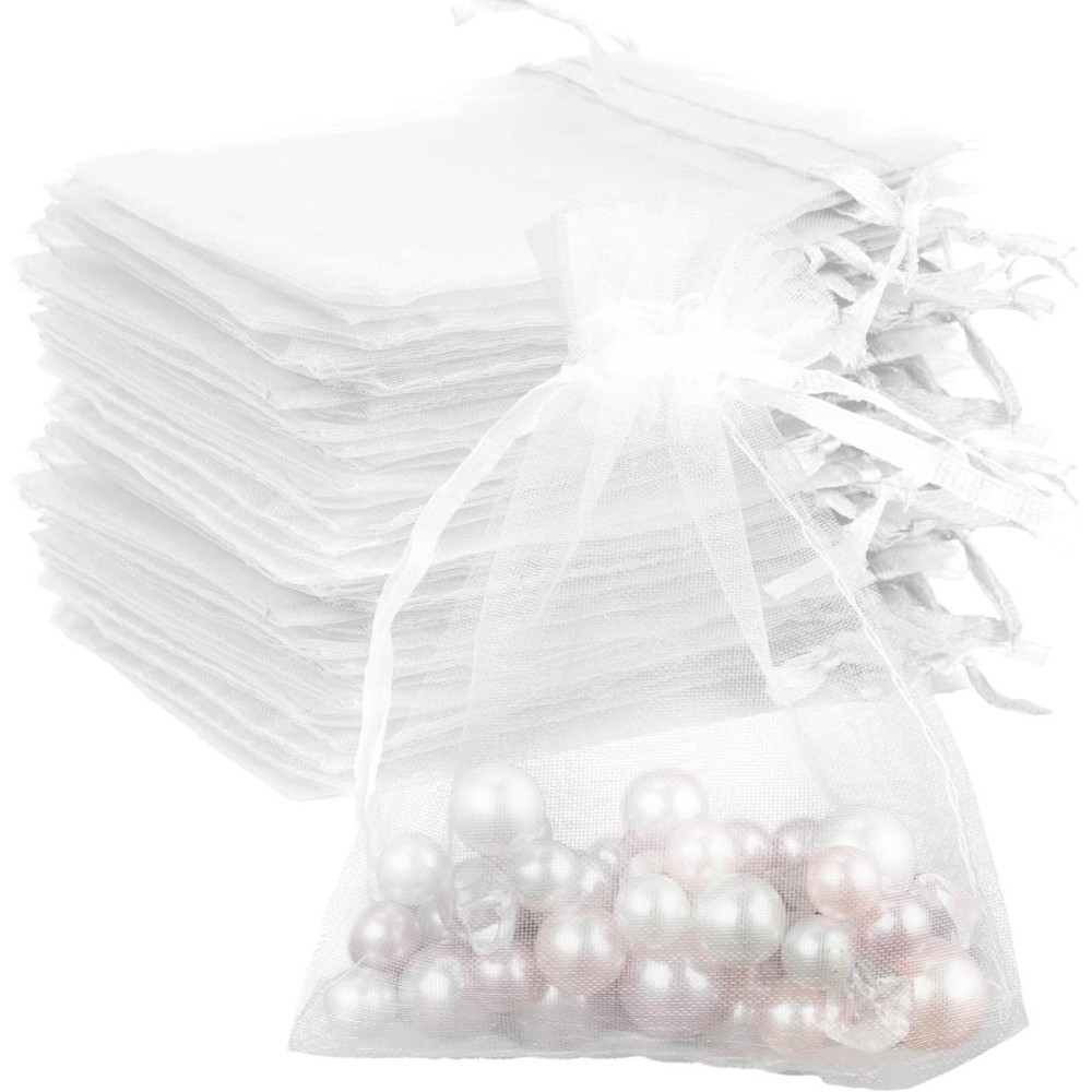 SACCHETTO ORGANZA CM 7X9 BIANCO
