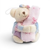 ORSETTO PELUCHE GIRL H12CM CON TOVAGLIETTA