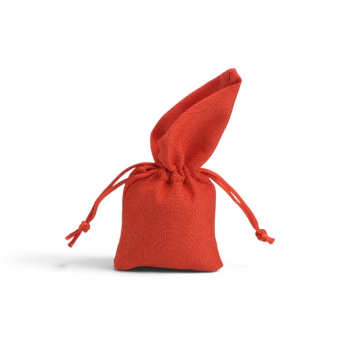 SACCHETTO COTONE A CALLA ROSSO