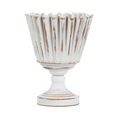 VASO RETRO ONDA NEW WHITE 24X30CM