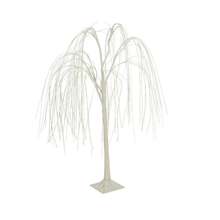 SALICE PIANGENTE WHITE CON MICROLED 150CM.