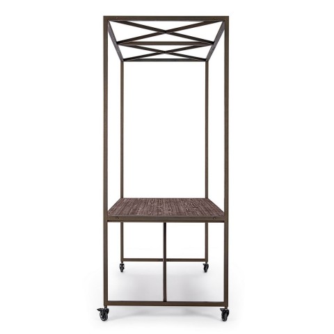 TAVOLO ESPOSITORE CON TETTO 180X90X220 2