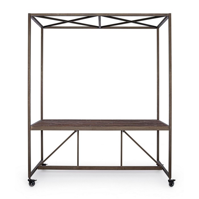 TAVOLO ESPOSITORE CON TETTO 180X90X220