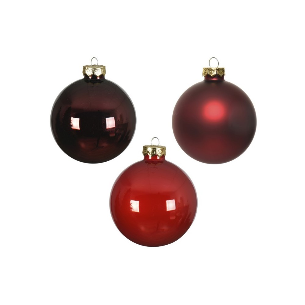 SFERA VETRO MIX RED D.8