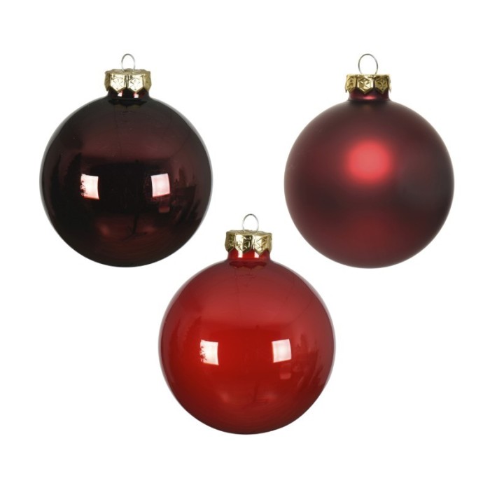SFERA VETRO MIX RED D.8