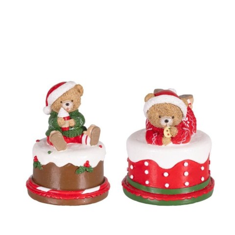 CARILLON ORSETTO SU CUPCAKES H15.5