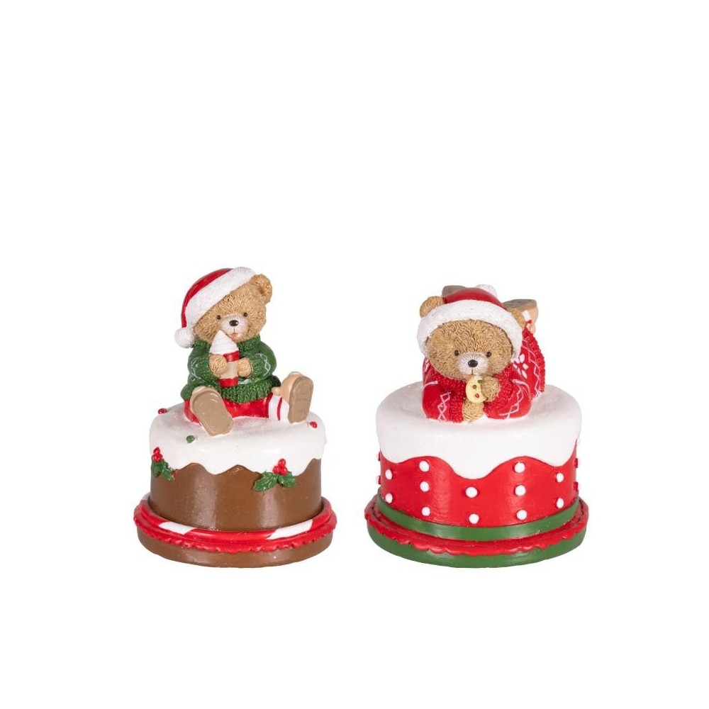 CARILLON ORSETTO SU CUPCAKES H15.5
