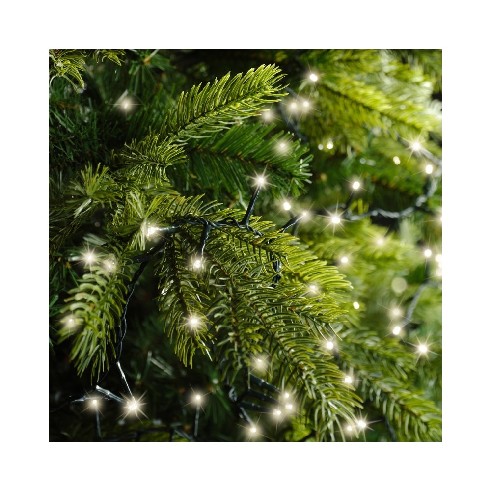 LUCI ALBERO L.60 MT 3000LED FILO VERDE LUCE CALDA
