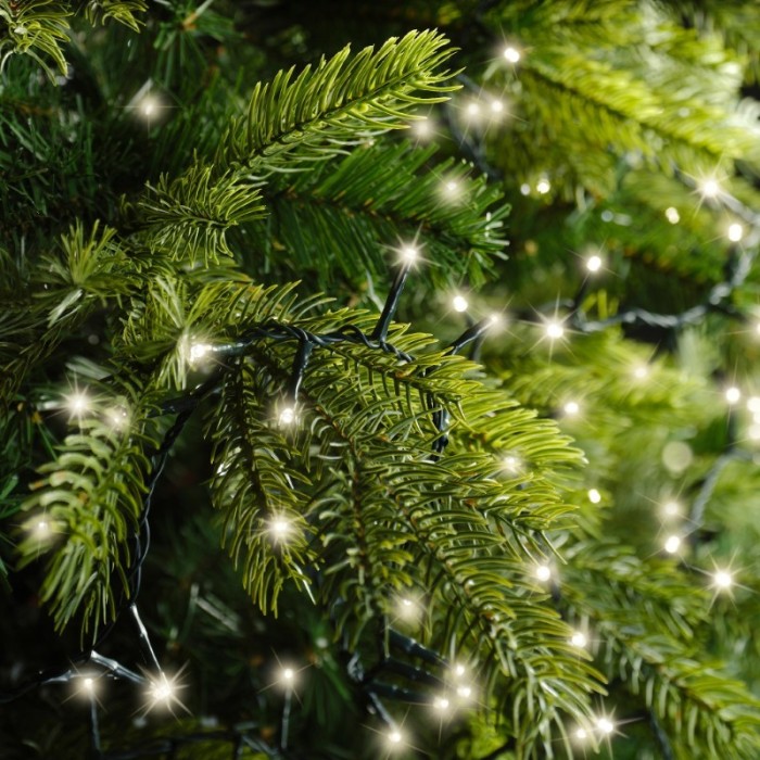 LUCI ALBERO L.60 MT 3000LED FILO VERDE LUCE CALDA