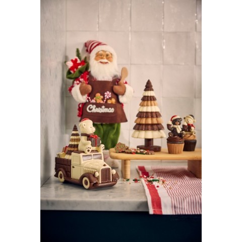 ORSETTO SU ALBERO DI CIOCCOLATA H.17.5 2