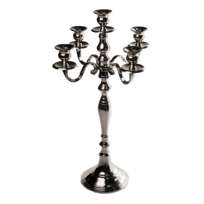 CANDELABRO METALLO X5 CM 50
