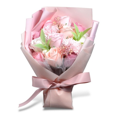 BOUQUET FIORI IN GIFT BOX PINK
