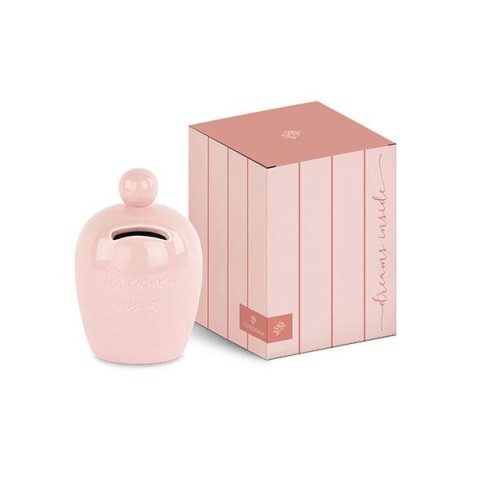 SALVADANAIO ROSA D8 H12 SCATOLA