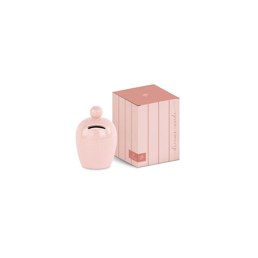 SALVADANAIO ROSA D8 H12 SCATOLA