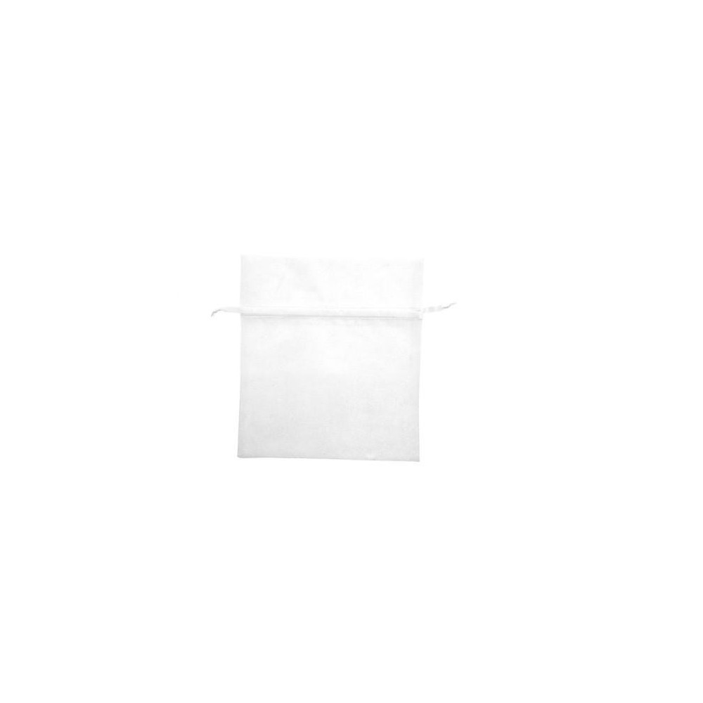 SACCHETTO ORGANZA 10XH12CM BIANCO