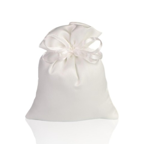 SACCHETTO RASO BIANCO 10X13