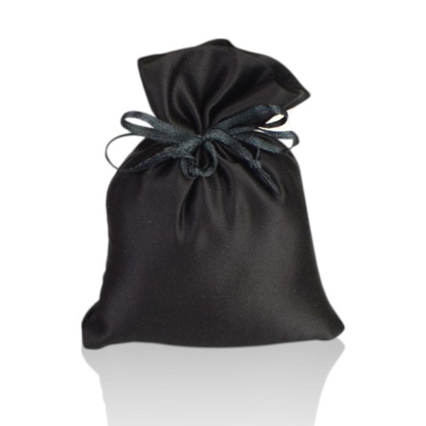 SACCHETTO RASO NERO 10X13