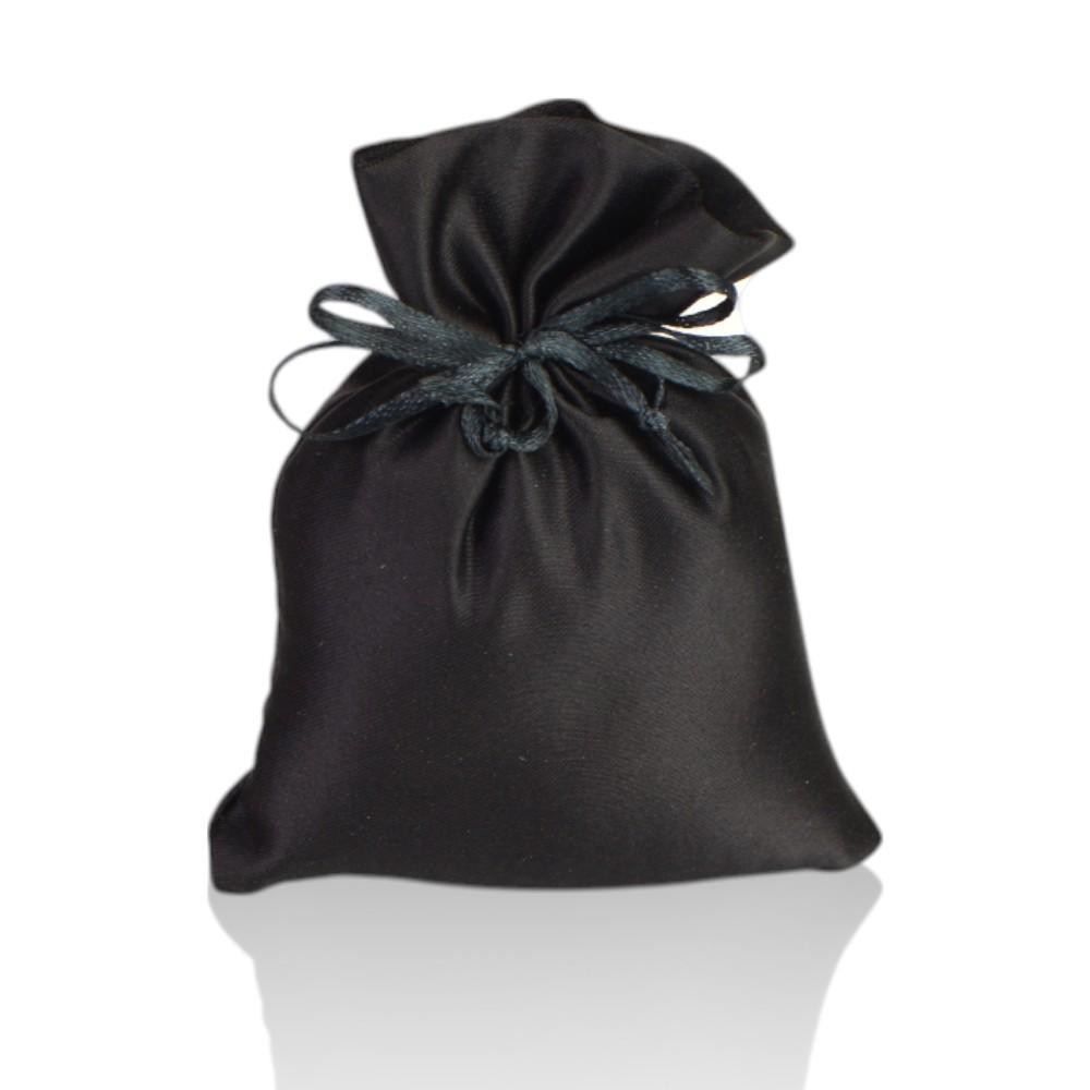 SACCHETTO RASO NERO 10X13