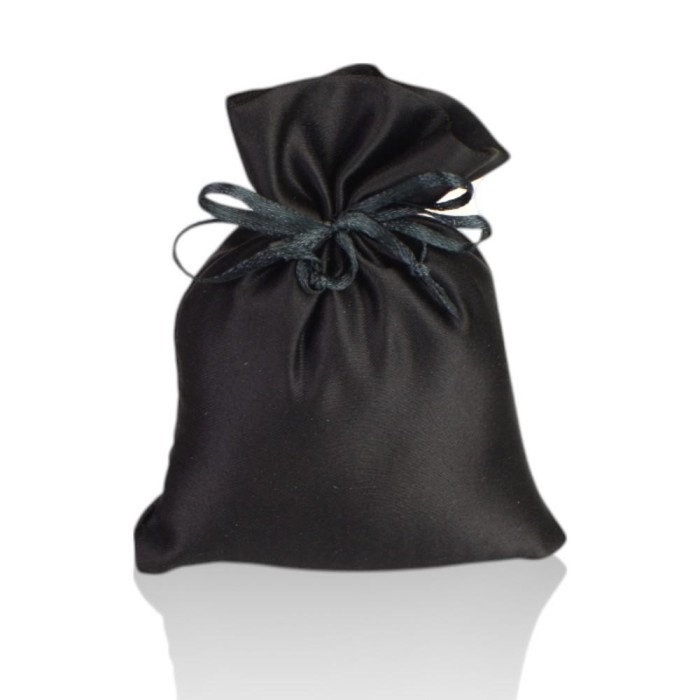 SACCHETTO RASO NERO 10X13