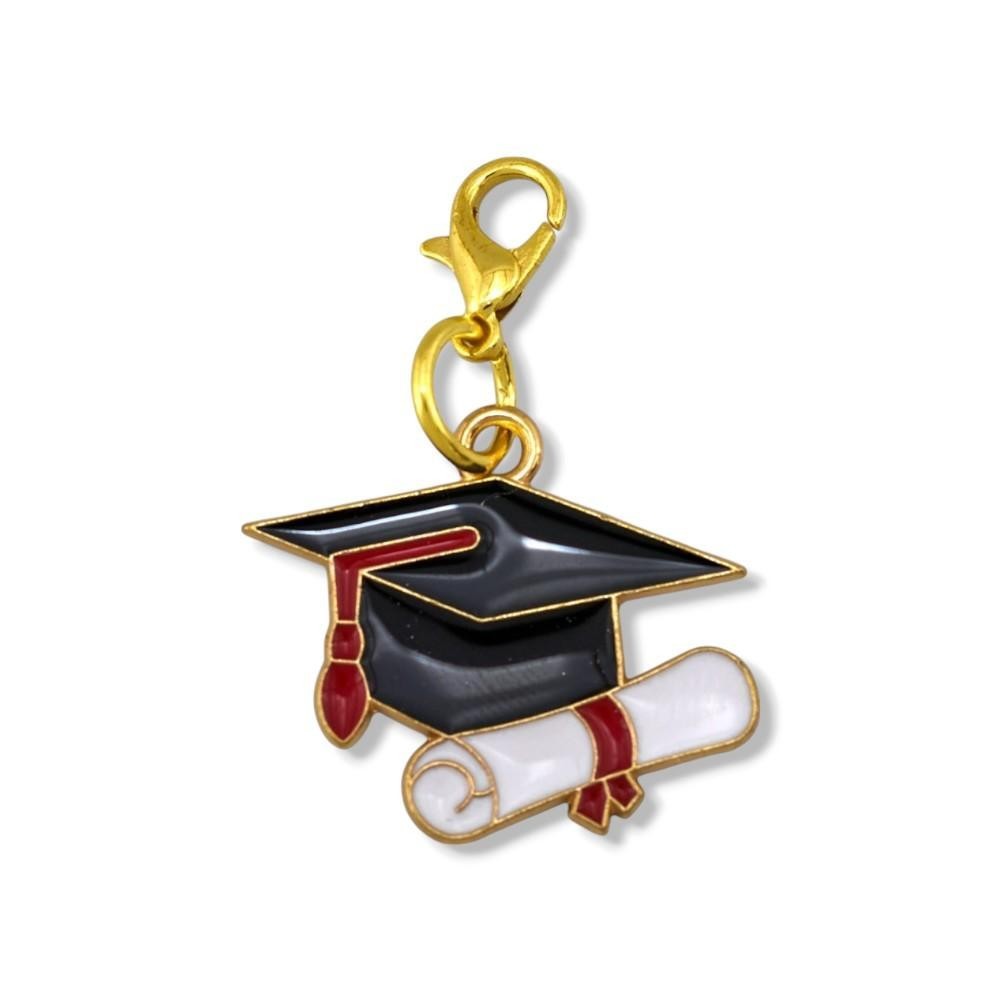 PENDAGLIO CAPPELLO LAUREA CON PERGAMENA