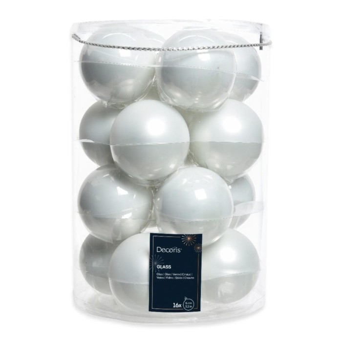 SFERA VETRO D.8 MIX BIANCO OPACO