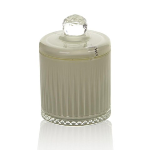 CANDELA IN VETRO SALVIA 8.5X13