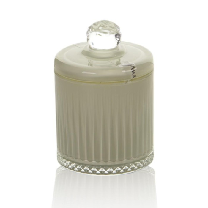 CANDELA IN VETRO SALVIA 8.5X13