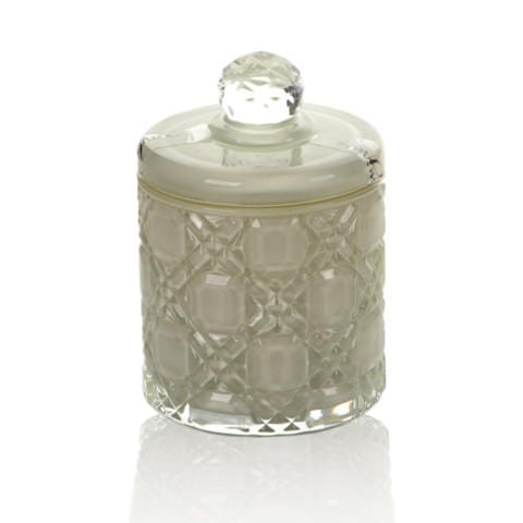 CANDELA IN VETRO SALVIA 8.5X13