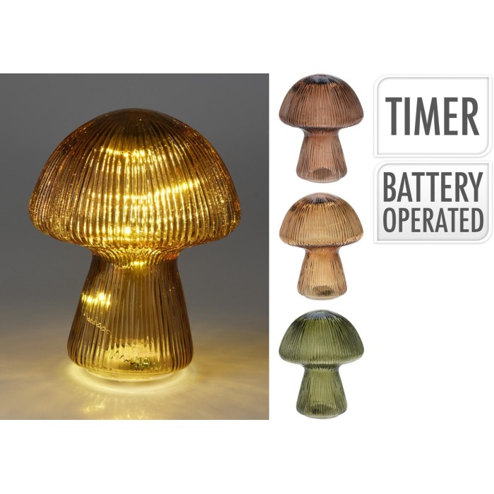 FUNGO VETRO LED H25 3COLORI