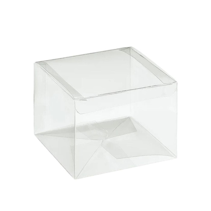 SCATOLA PLASTICA TRASPARENTE 80X80X60 MM.