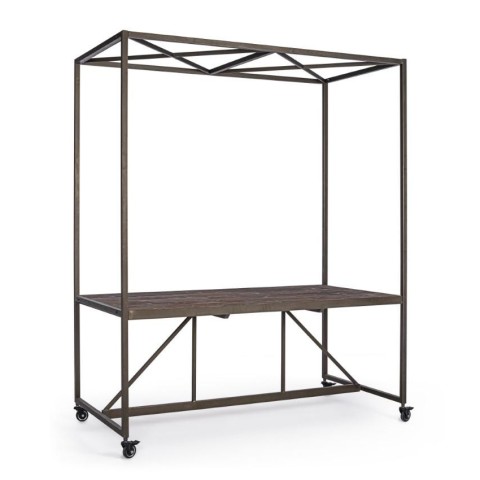 TAVOLO ESPOSITORE CON TETTO 180X90X220