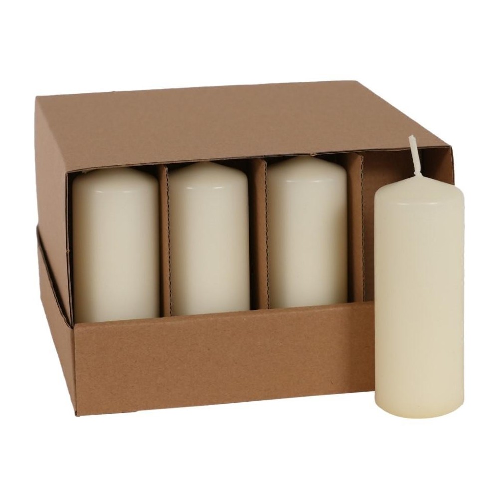 CANDELA CILINDRICA MM.100X40 CREMA