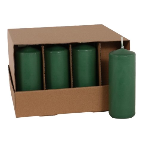 CANDELA CILINDRICA MM.100X40 VERDE