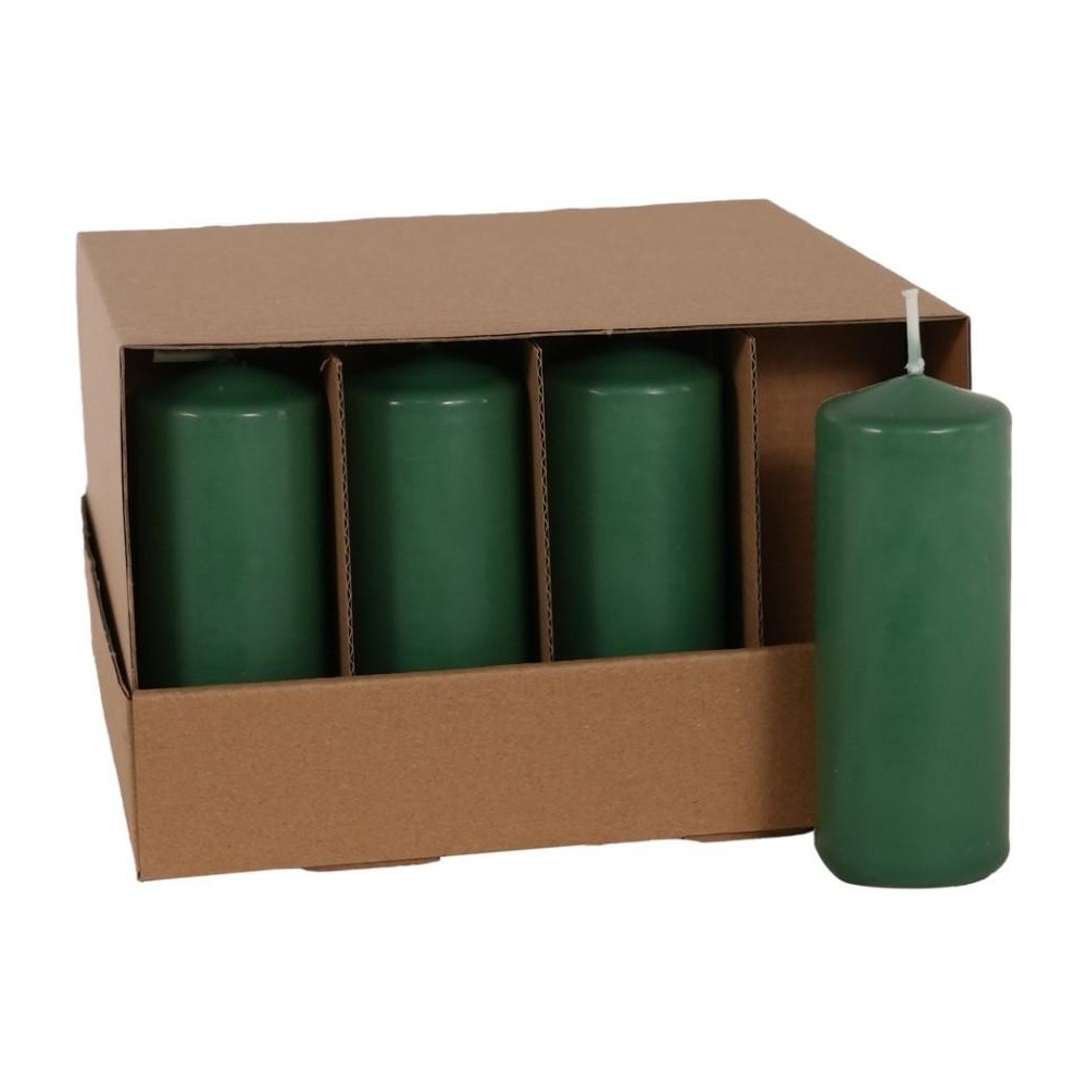 CANDELA CILINDRICA MM.100X40 VERDE
