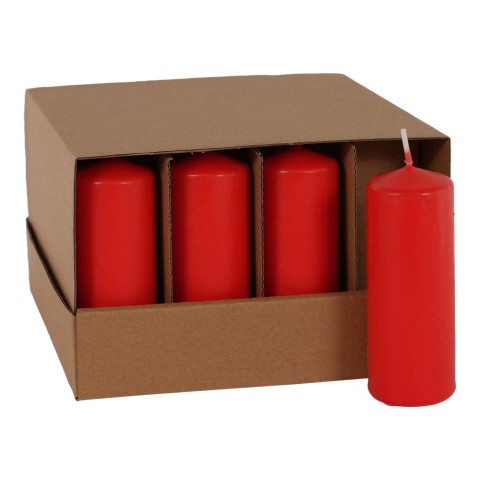 CANDELA CILINDRICA MM.100X40 ROSSO