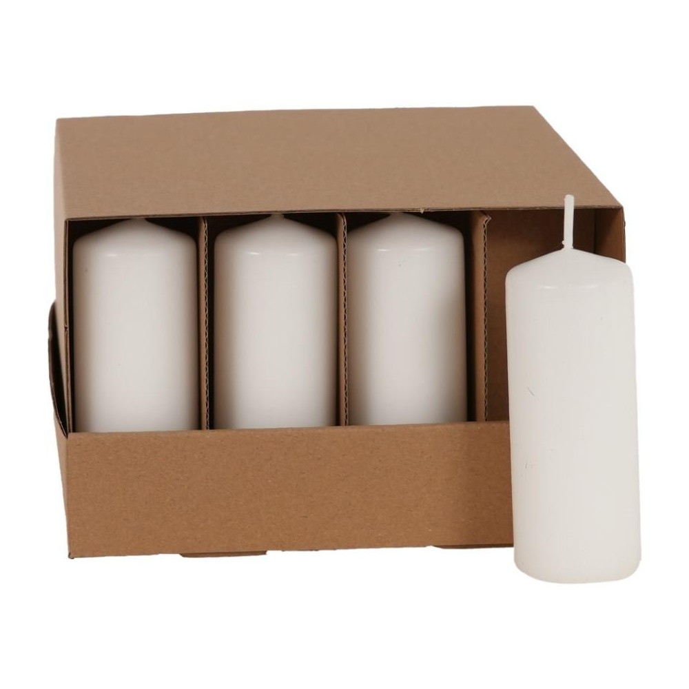 CANDELA CILINDRICA MM.100X40 BIANCO