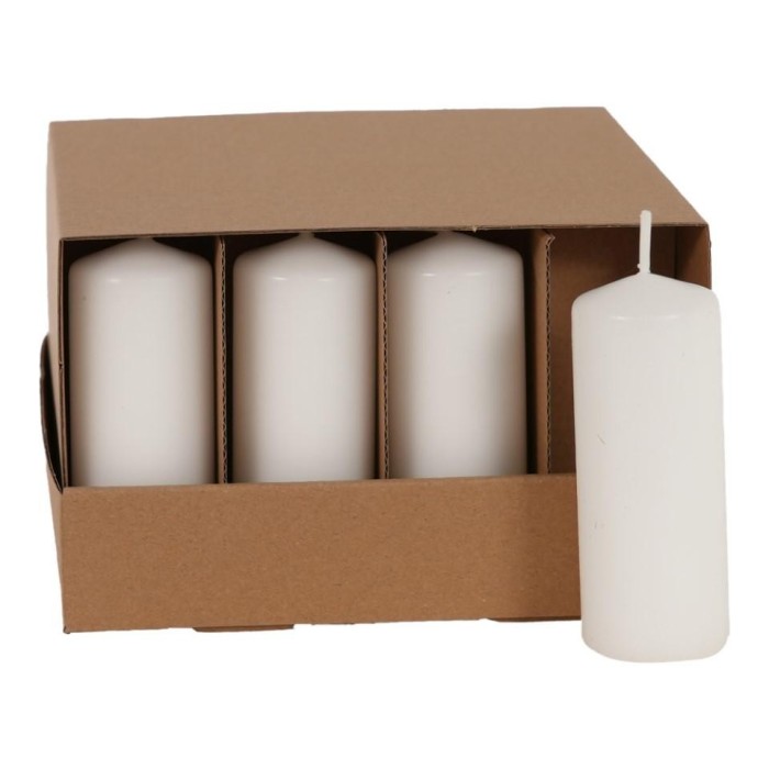 CANDELA CILINDRICA MM.100X40 BIANCO