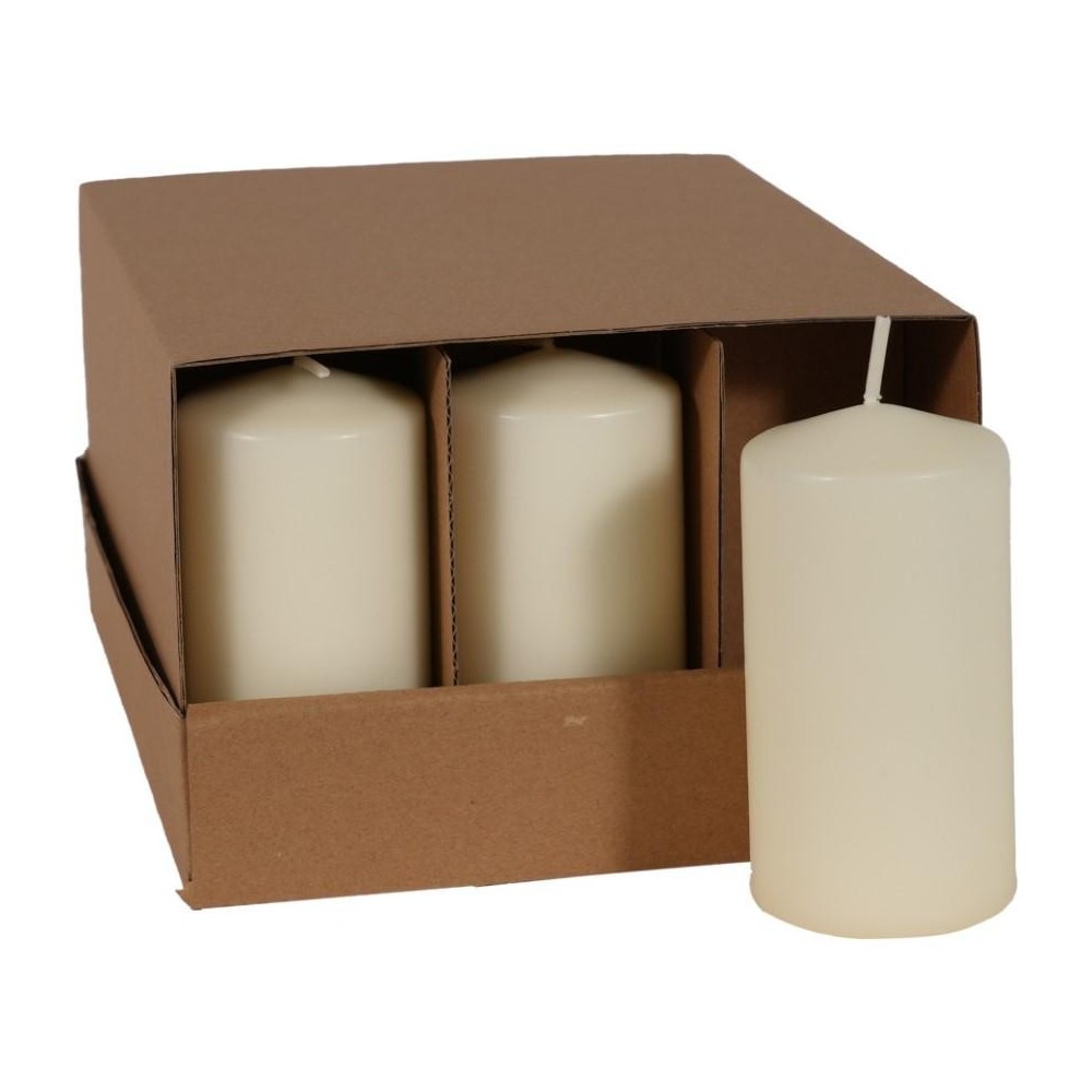 CANDELA CILINDRICA MM.100X50 CREMA