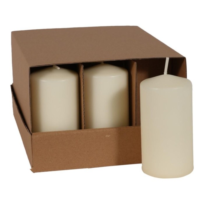 CANDELA CILINDRICA MM.100X50 CREMA