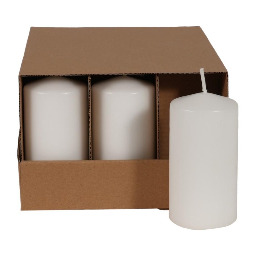 CANDELA CILINDRICA MM.100X50 BIANCO